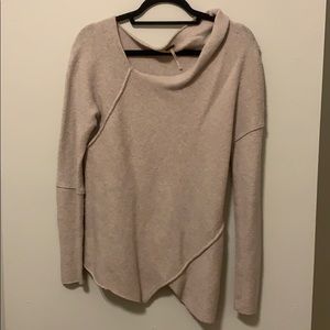 Free People Off The Shoulder Sweater - Tan